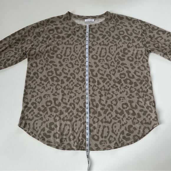 First Love Lightweight Leopard Plus Size Sweater - Picture 7 of 9